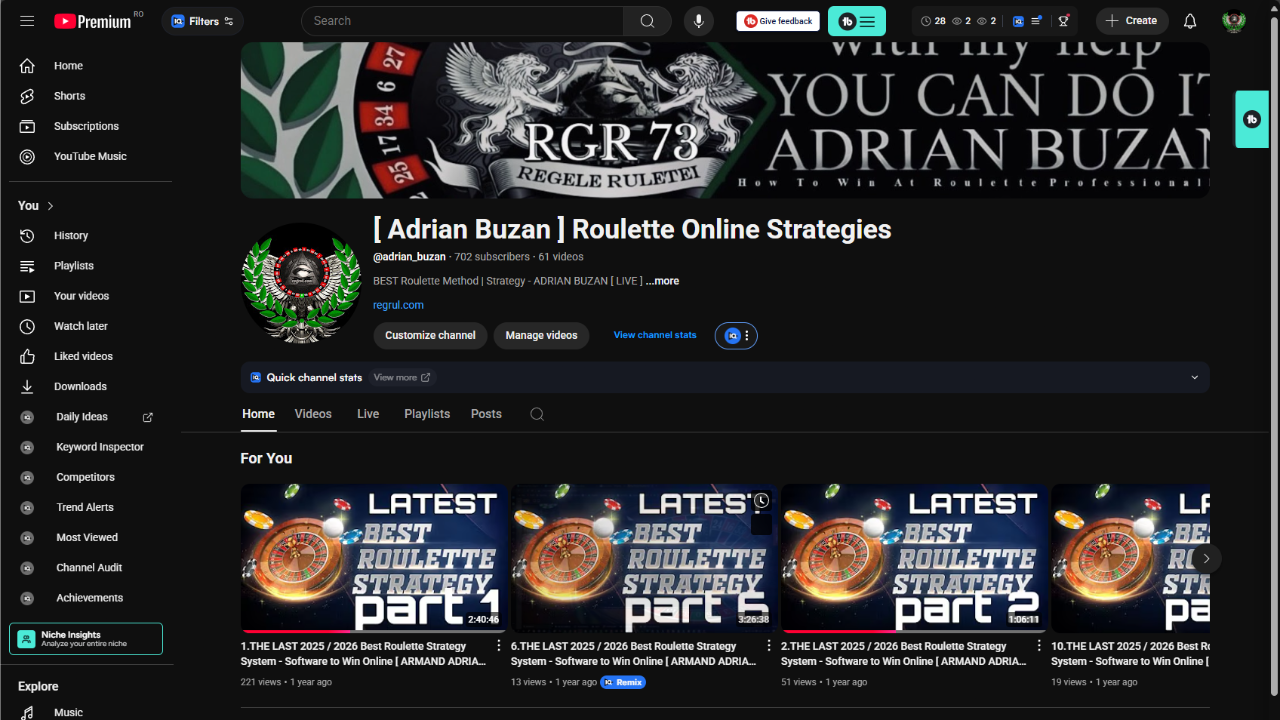 Canal YouTube Adrian Buzan - Abonează-te acum!